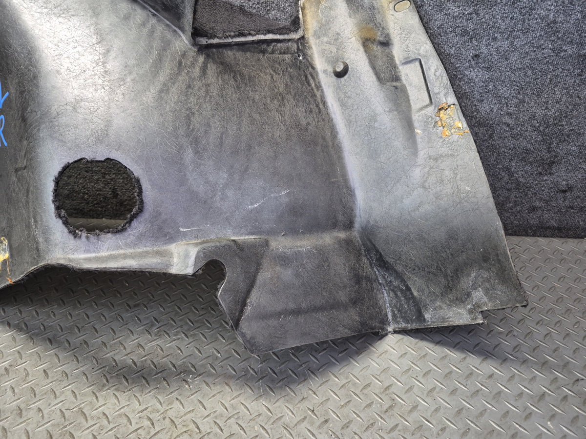 94-02 Mercedes R129 Sl-class Rear Right Trunk Carpet Liner Trim Cover Black OEM