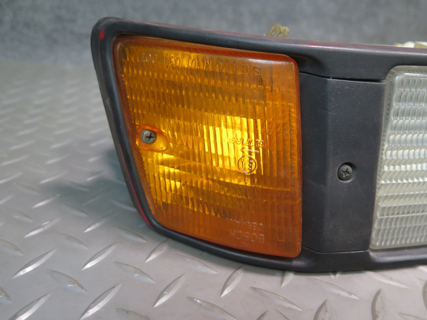 1978-1986 Porsche 928 S Front Left & Right Side Fog Light Turn Signal Lamp Set