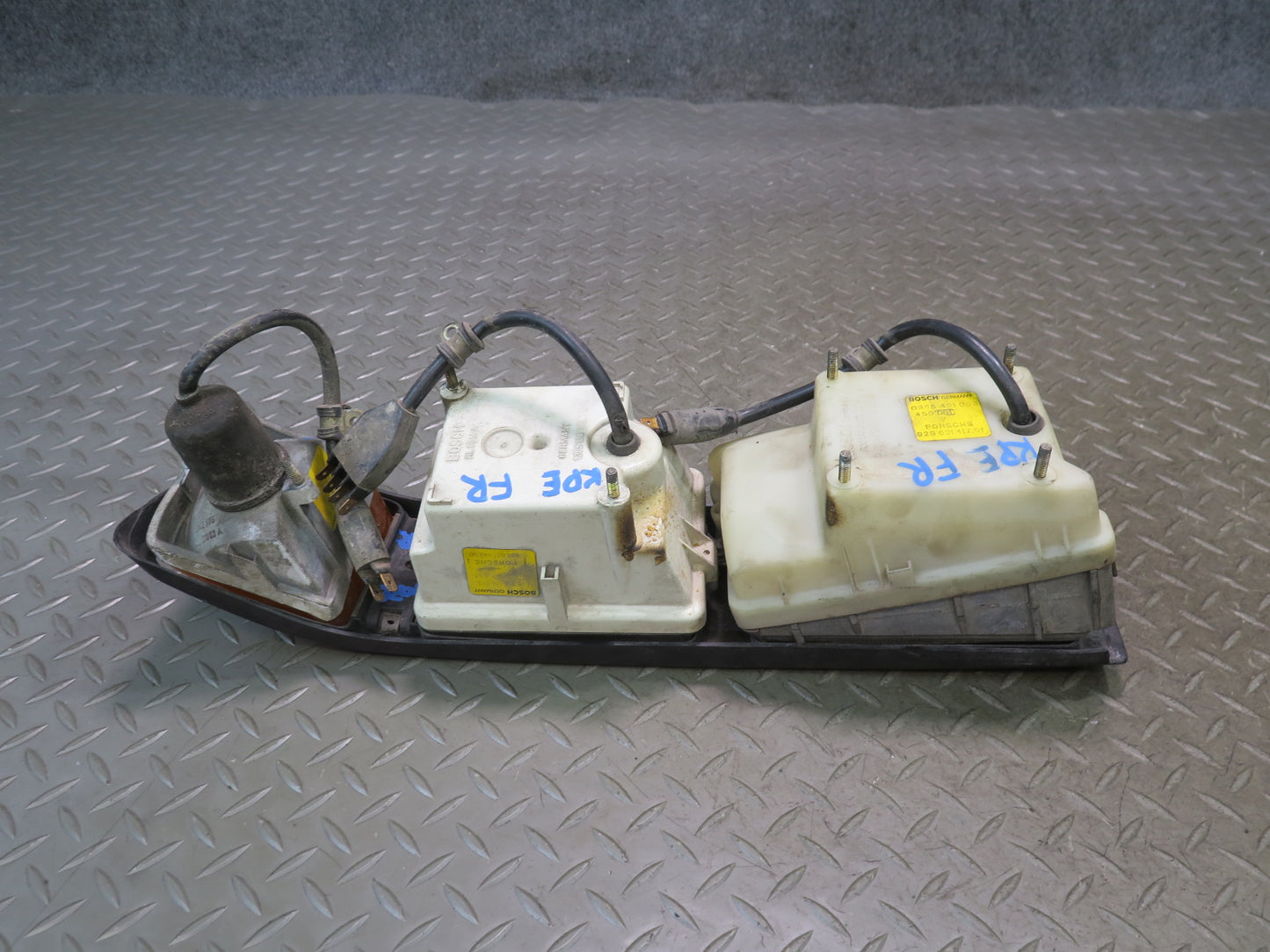 1978-1986 Porsche 928 S Front Left & Right Side Fog Light Turn Signal Lamp Set