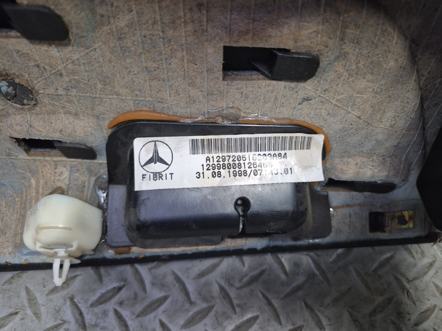 96-02 Mercedes R129 Sl-class Set of 2 Door Interior Trim Cover Panel Black OEM