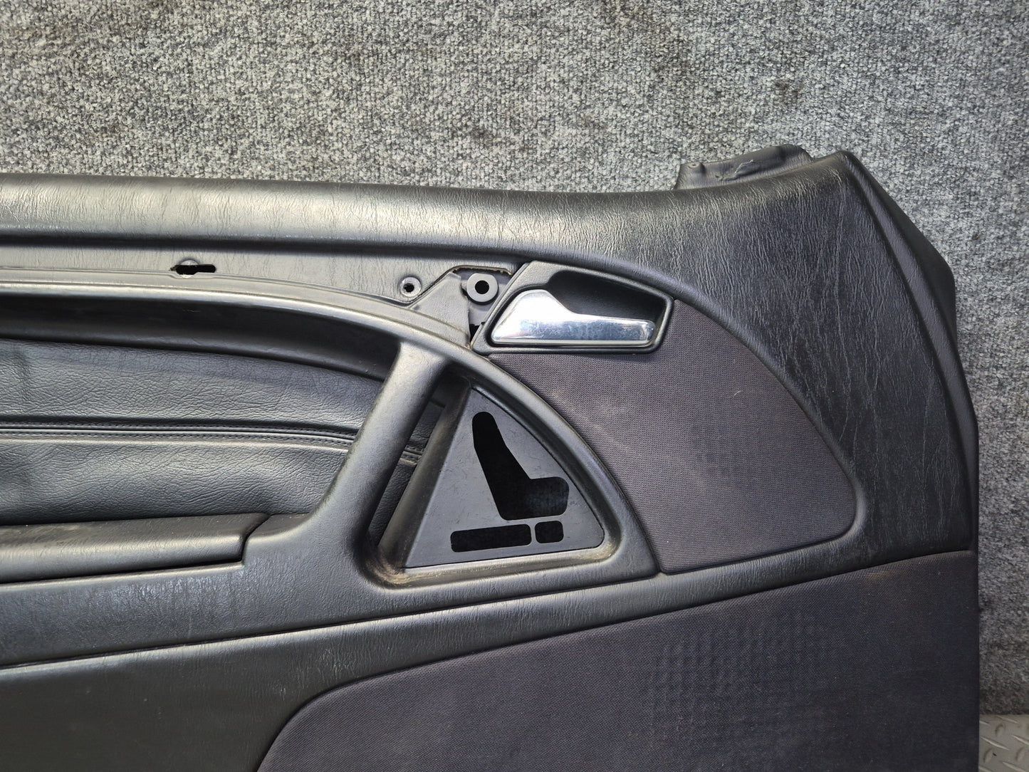 96-02 Mercedes R129 Sl-class Set of 2 Door Interior Trim Cover Panel Black OEM