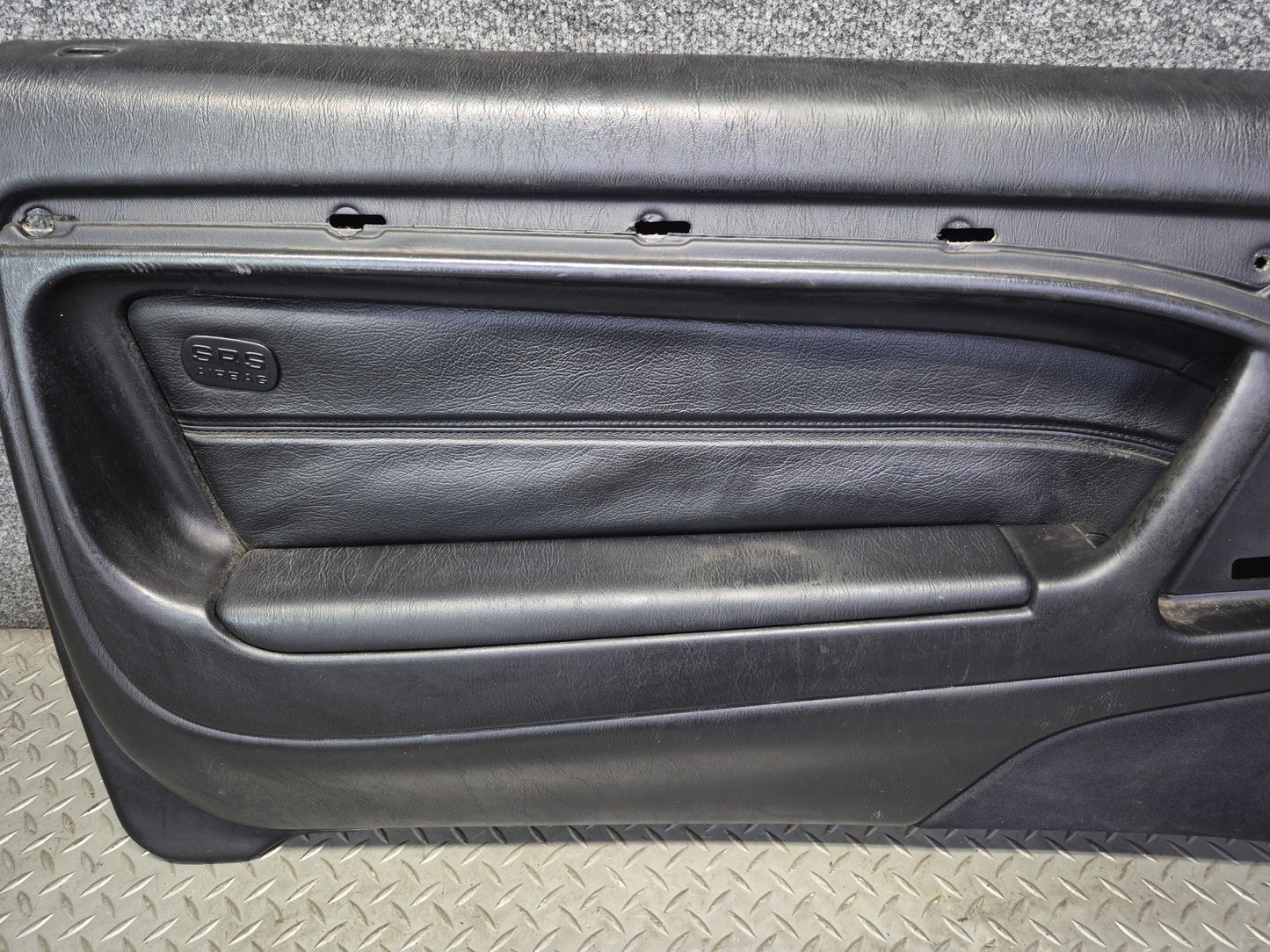 96-02 Mercedes R129 Sl-class Set of 2 Door Interior Trim Cover Panel Black OEM