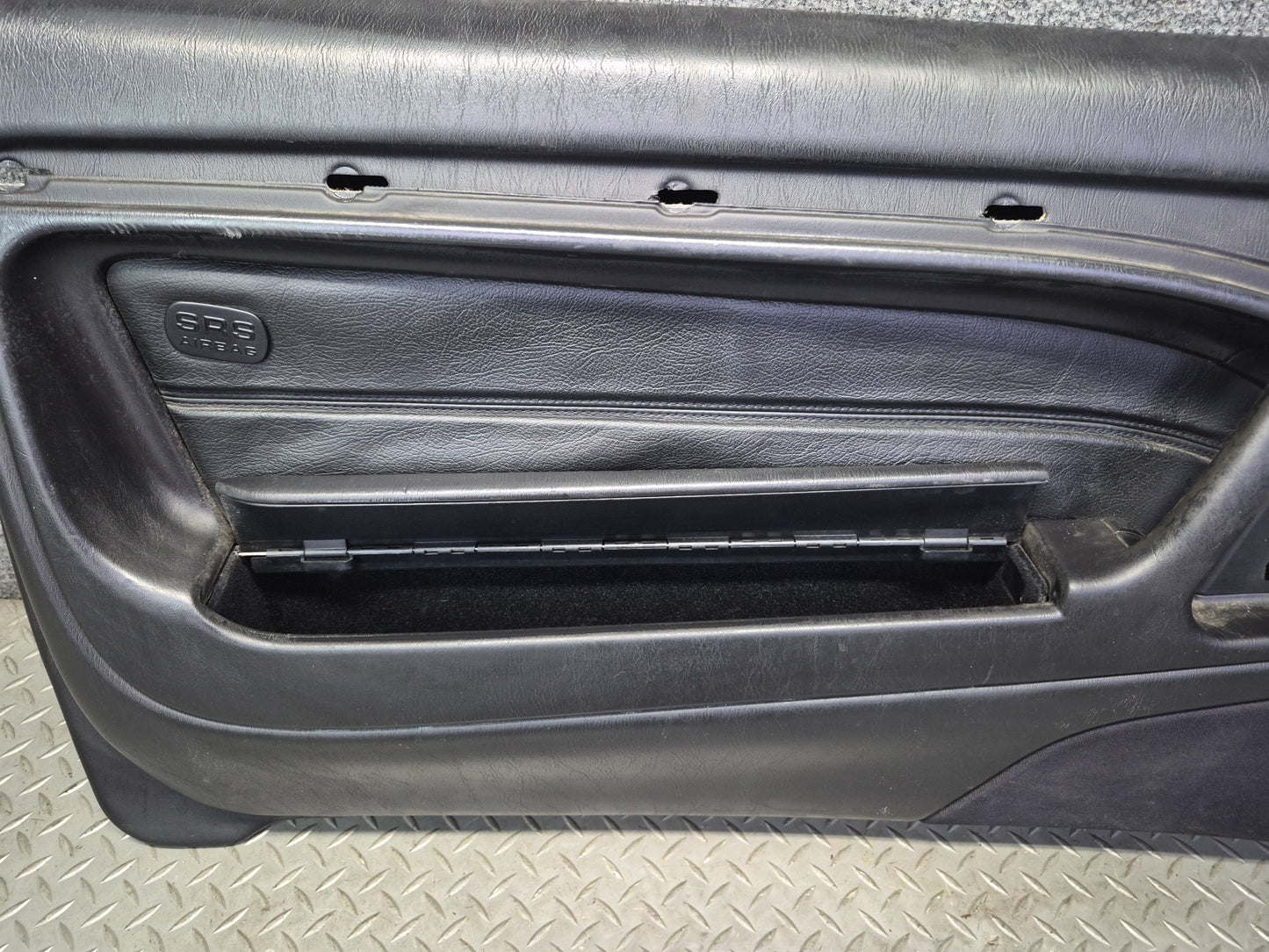 96-02 Mercedes R129 Sl-class Set of 2 Door Interior Trim Cover Panel Black OEM