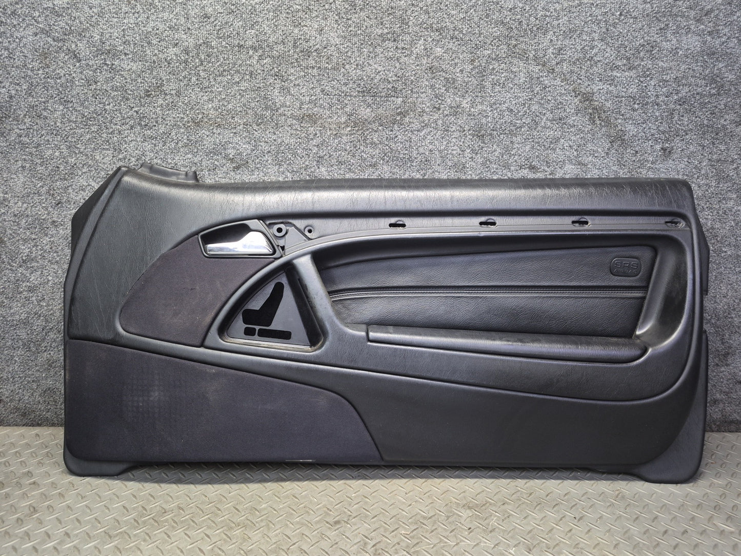 96-02 Mercedes R129 Sl-class Set of 2 Door Interior Trim Cover Panel Black OEM