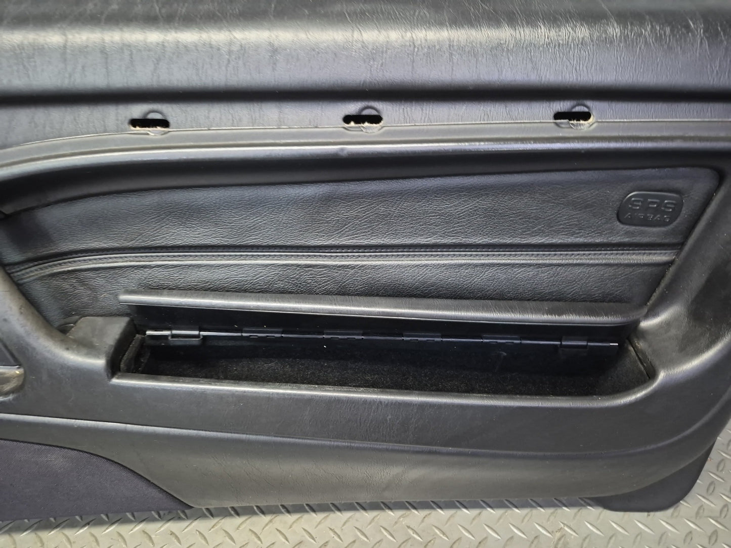 96-02 Mercedes R129 Sl-class Set of 2 Door Interior Trim Cover Panel Black OEM