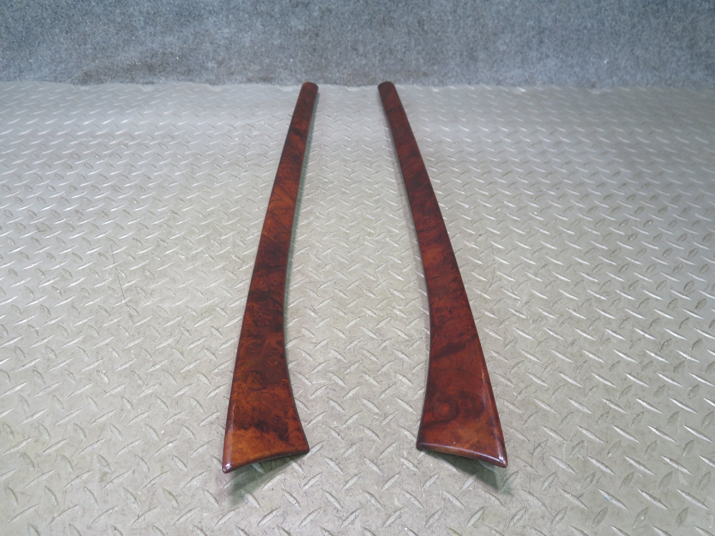 96-02 Mercedes R129 SL500 Set of 2 Left & Right Door Wood Trim Bezel Panel OEM