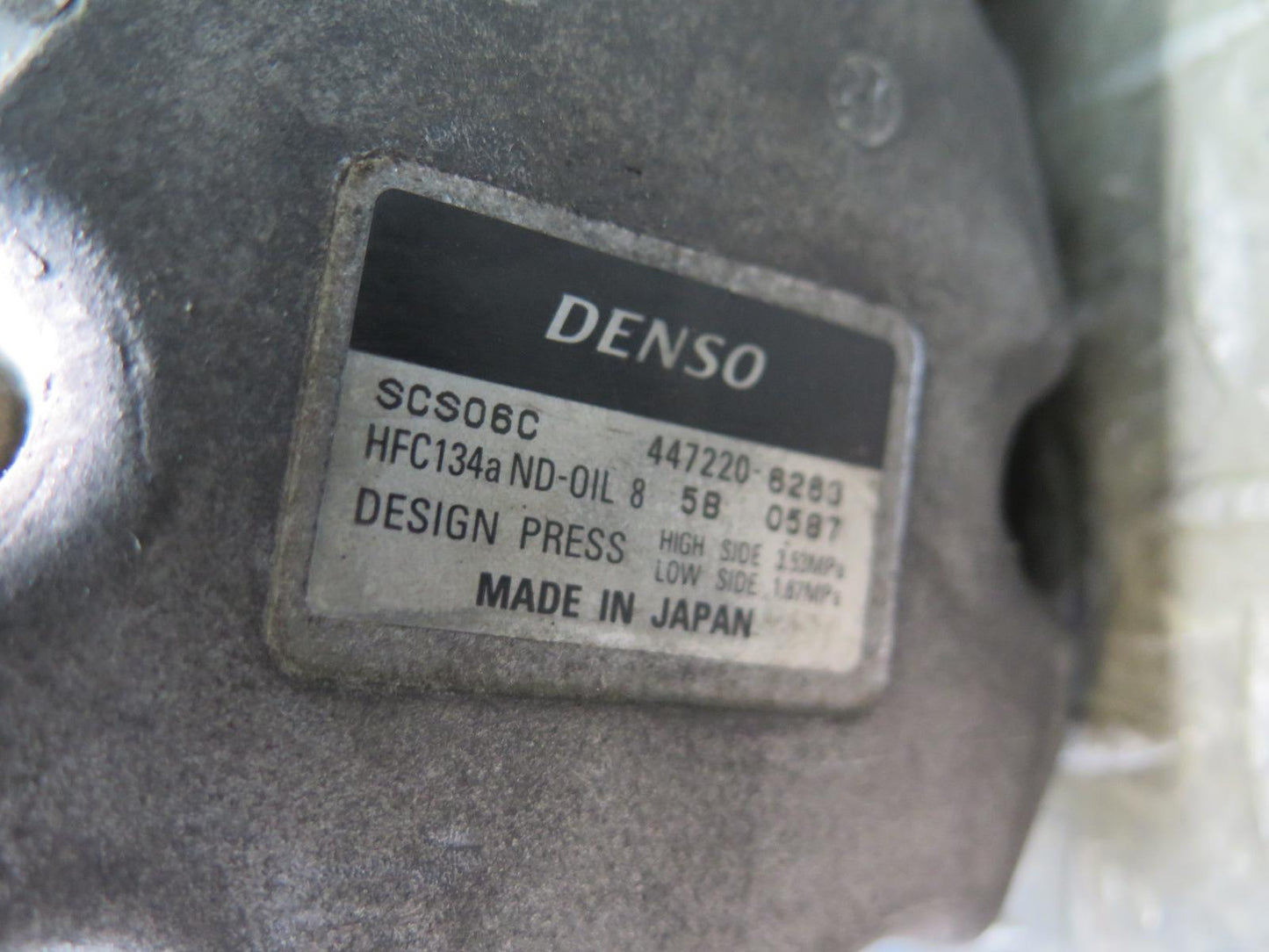 00-03 Toyota MR2 Spyder ZZW30L A/C Air Condition Compressor OEM