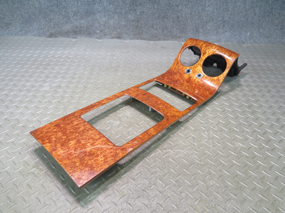 03-11 Bentley Continental GT Coupe Rear Center Console Wood Trim Bezel Panel