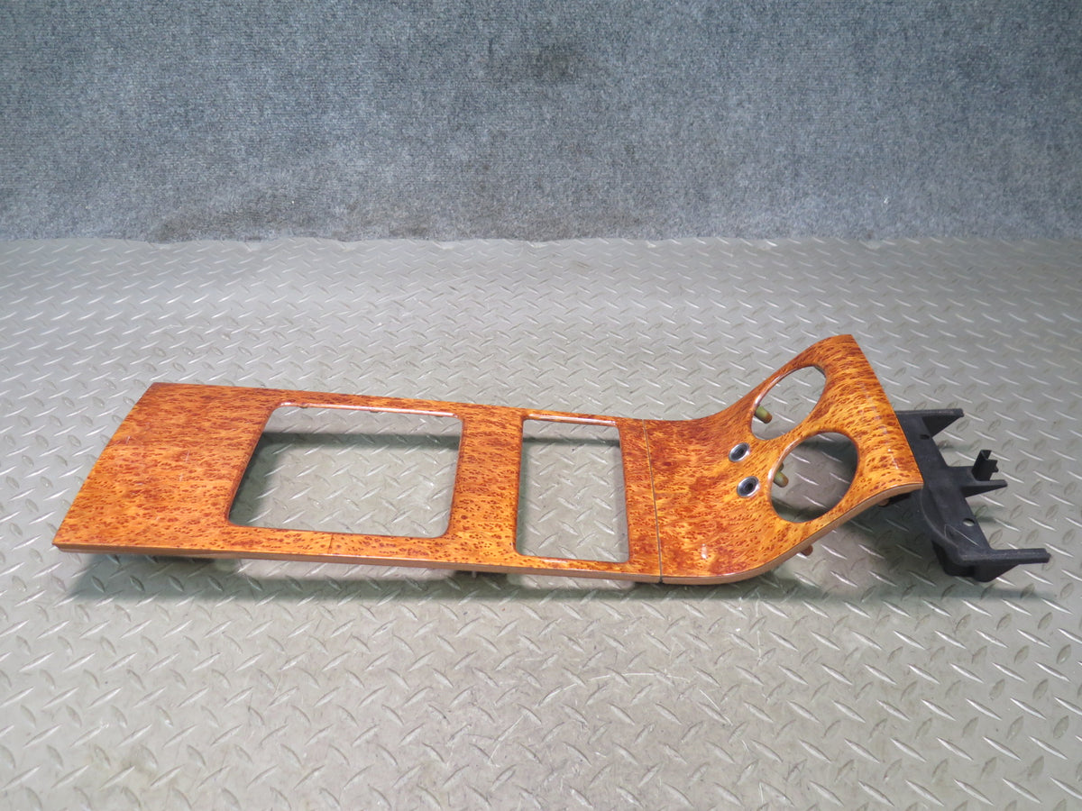 03-11 Bentley Continental GT Coupe Rear Center Console Wood Trim Bezel Panel