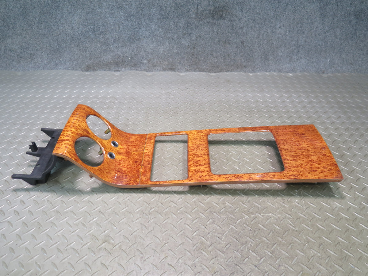 03-11 Bentley Continental GT Coupe Rear Center Console Wood Trim Bezel Panel