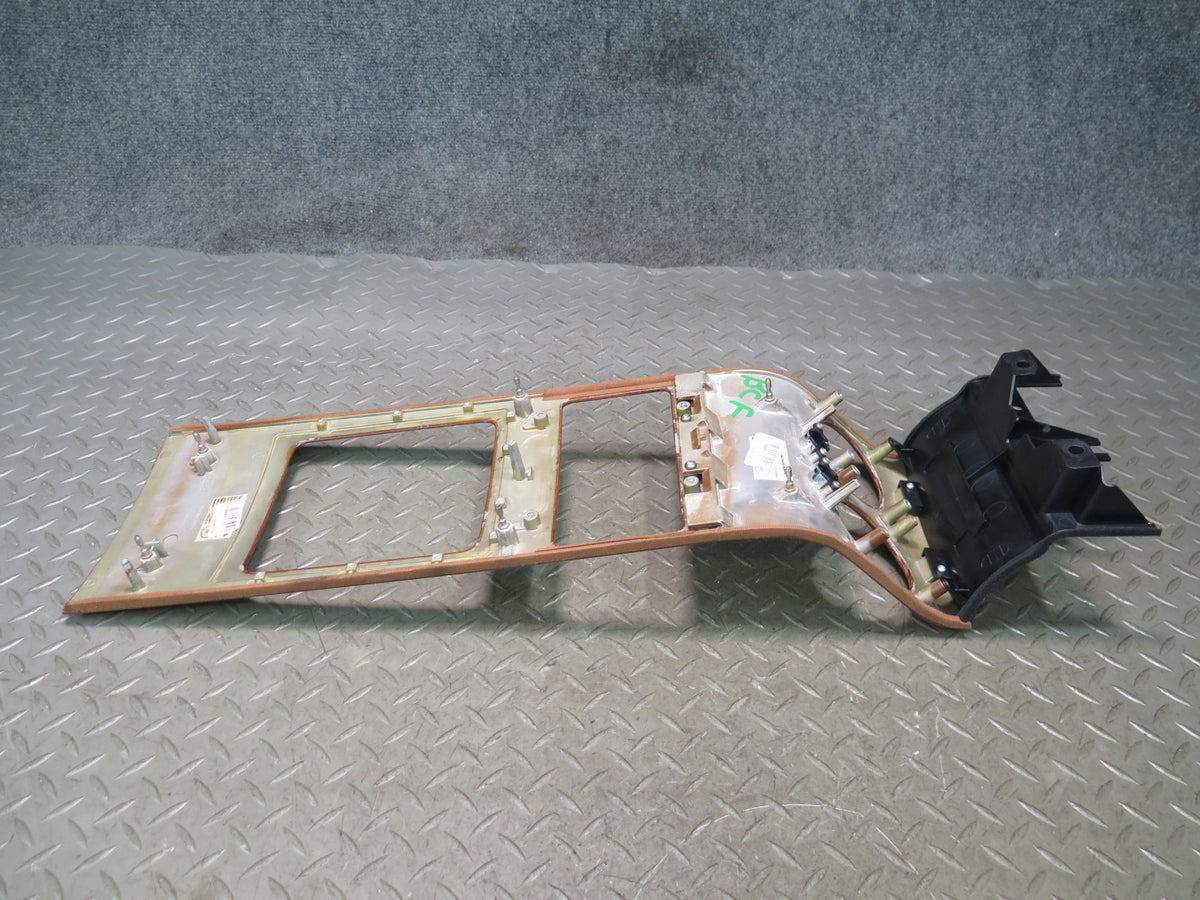 03-11 Bentley Continental GT Coupe Rear Center Console Wood Trim Bezel Panel