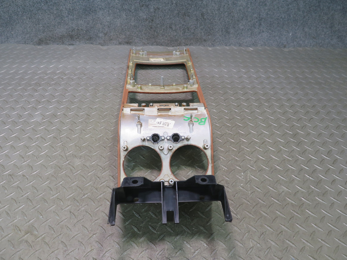 03-11 Bentley Continental GT Coupe Rear Center Console Wood Trim Bezel Panel