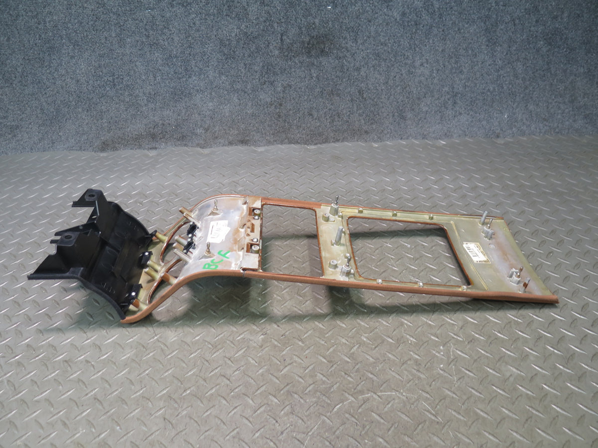 03-11 Bentley Continental GT Coupe Rear Center Console Wood Trim Bezel Panel