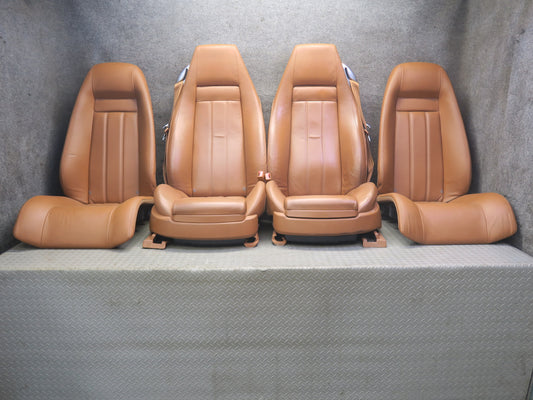 2003-2010 Bentley Continental GT Front & Rear Leather Saddle Set of 4