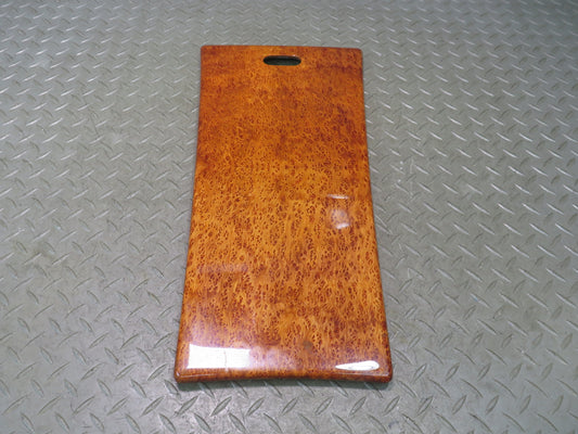 03-10 Bentley Continental GT Rear Center Console Armrest Wood Trim Bezel Panel
