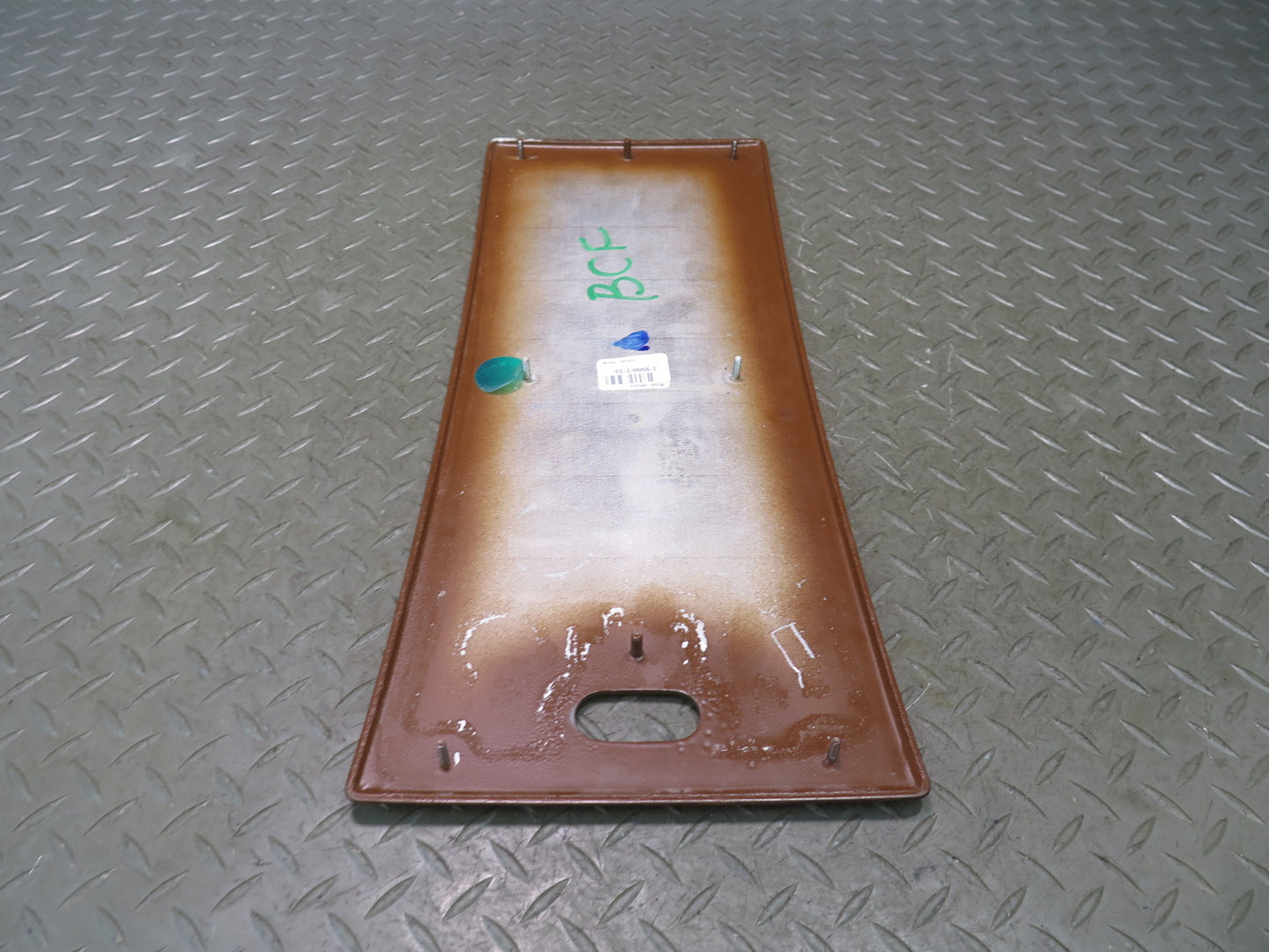 03-10 Bentley Continental GT Rear Center Console Armrest Wood Trim Bezel Panel