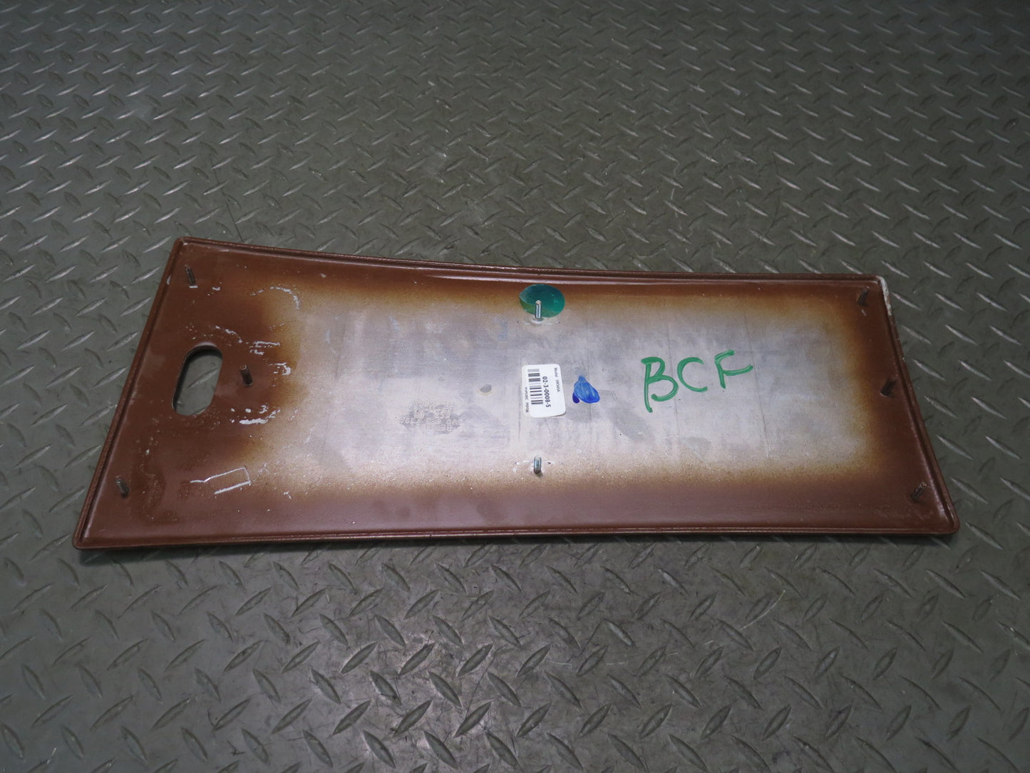 03-10 Bentley Continental GT Rear Center Console Armrest Wood Trim Bezel Panel