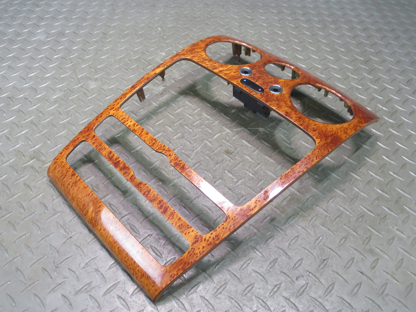 03-11 Bentley Continental GT Dash Center Radio Wood Trim Bezel Cover 3W0857244
