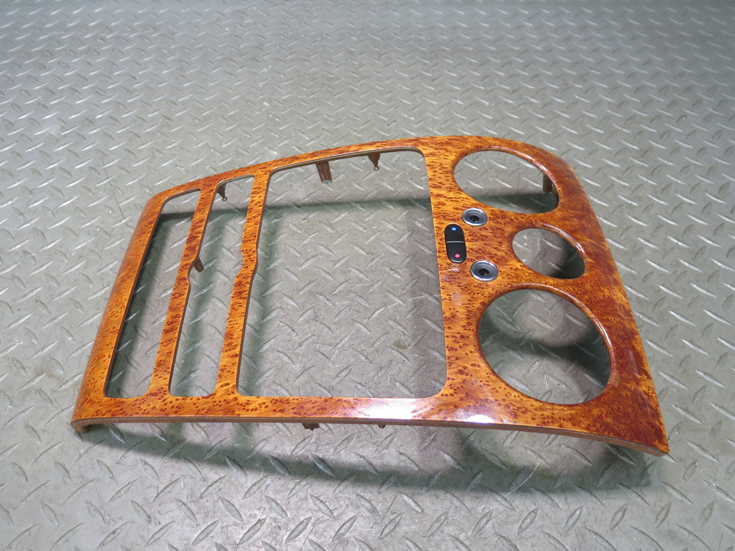 03-11 Bentley Continental GT Dash Center Radio Wood Trim Bezel Cover 3W0857244