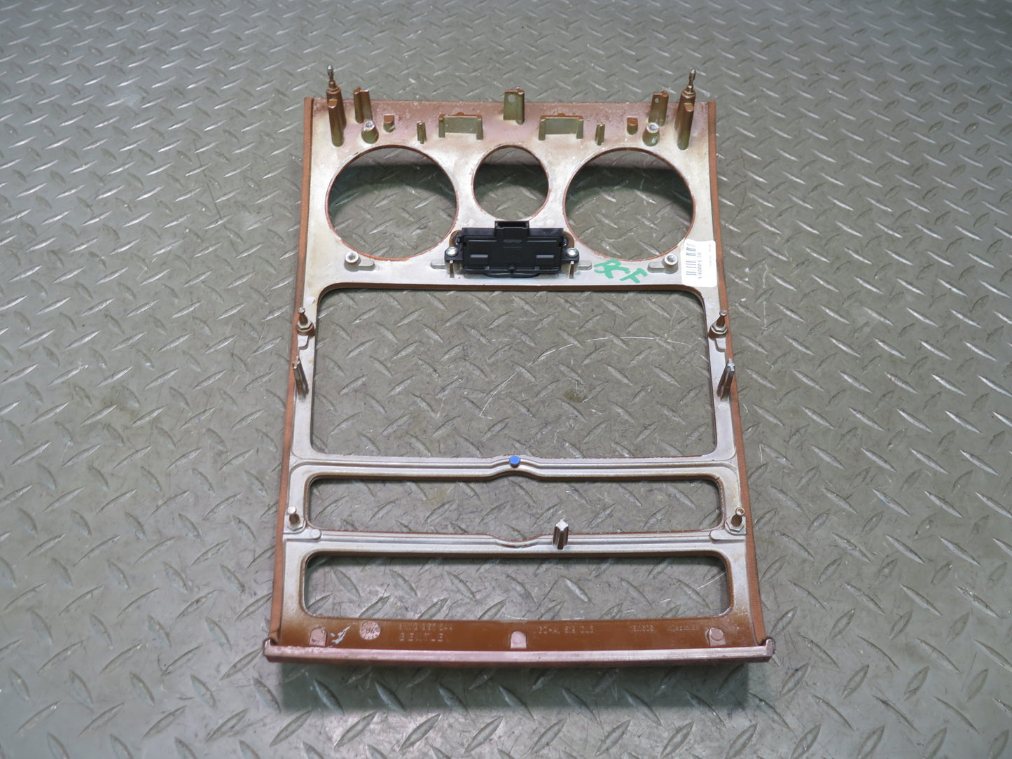 03-11 Bentley Continental GT Dash Center Radio Wood Trim Bezel Cover 3W0857244