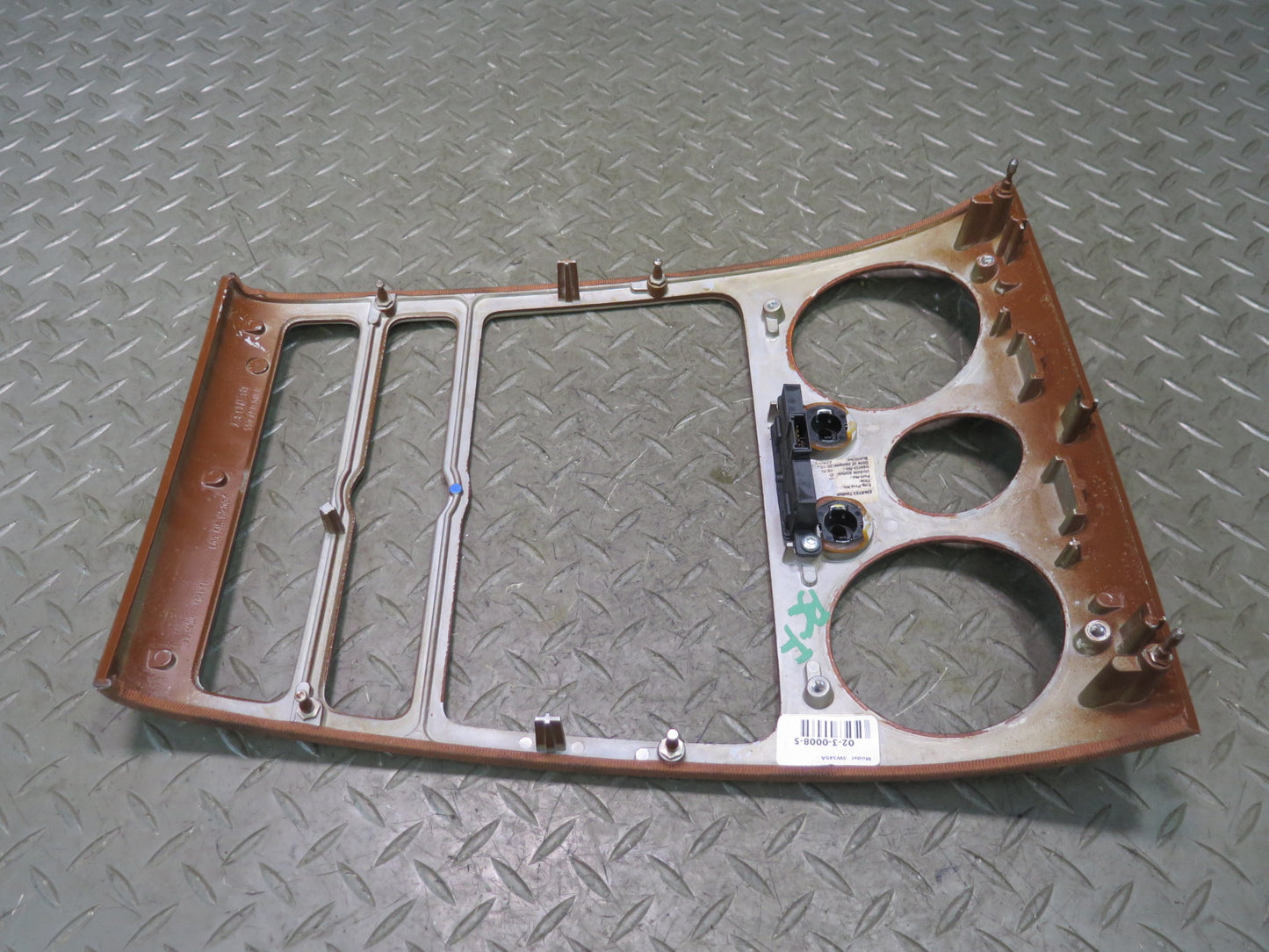 03-11 Bentley Continental GT Dash Center Radio Wood Trim Bezel Cover 3W0857244