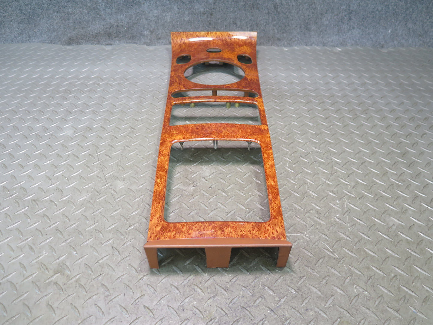 03-10 Bentley Continental GT Coupe Front Center Console Wood Trim Bezel Panel
