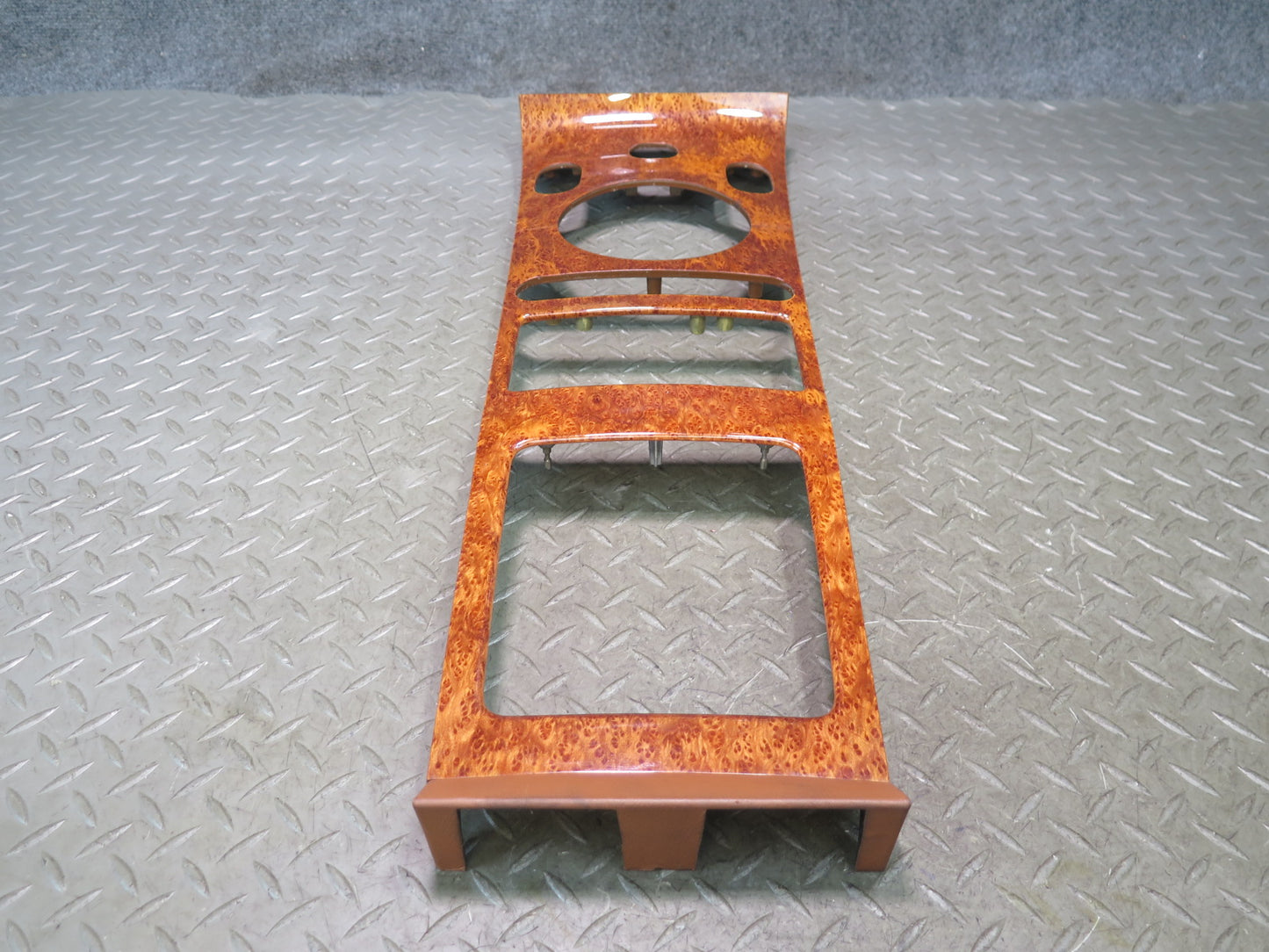 03-10 Bentley Continental GT Coupe Front Center Console Wood Trim Bezel Panel