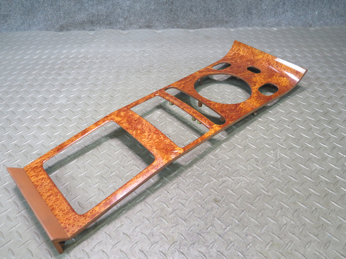 03-10 Bentley Continental GT Coupe Front Center Console Wood Trim Bezel Panel
