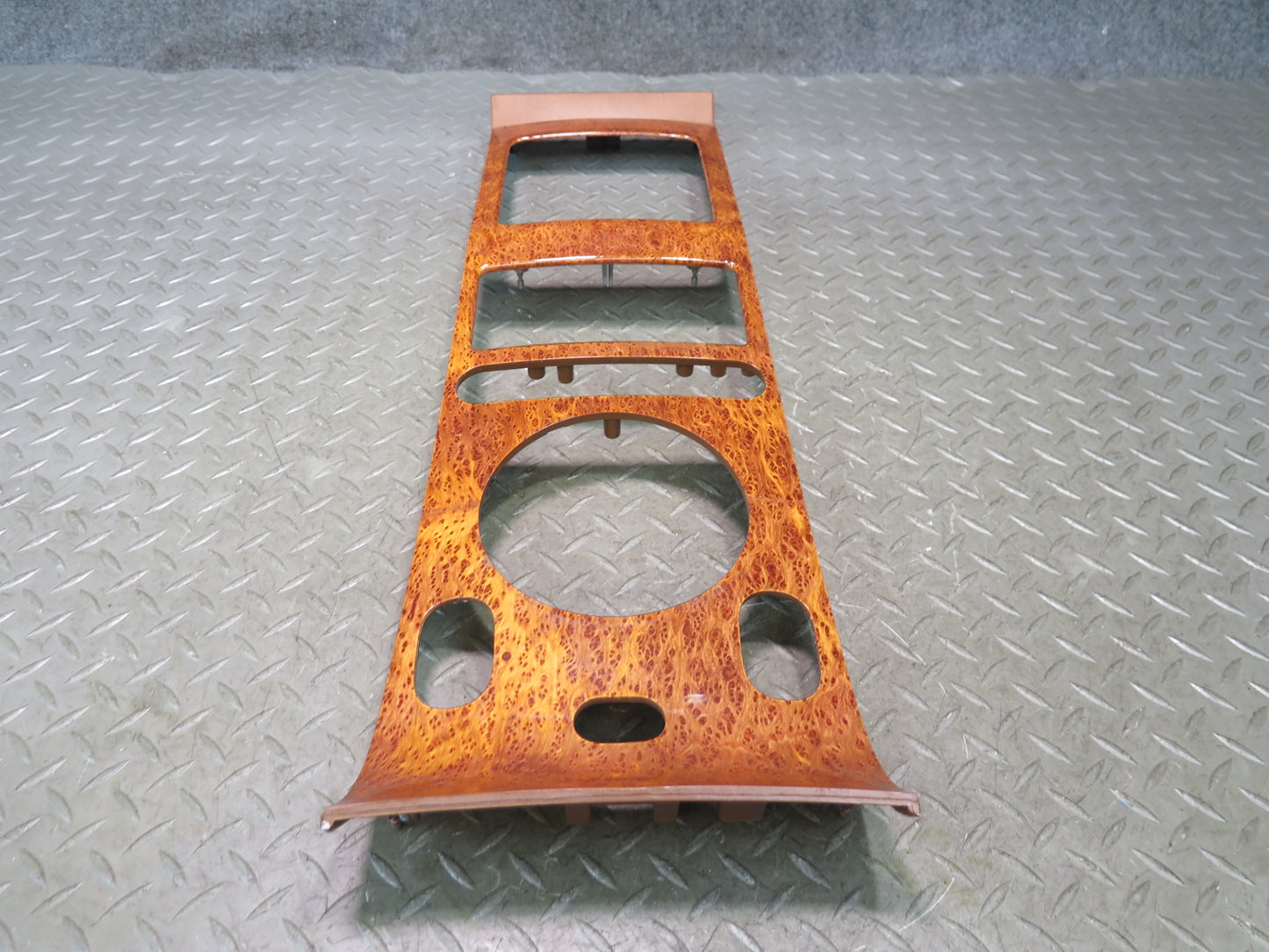 03-10 Bentley Continental GT Coupe Front Center Console Wood Trim Bezel Panel