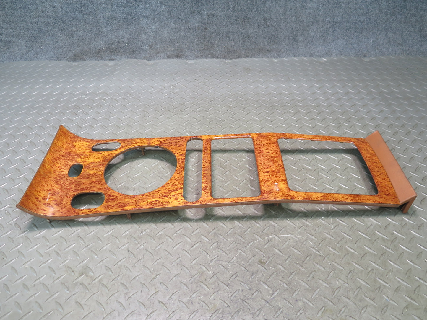 03-10 Bentley Continental GT Coupe Front Center Console Wood Trim Bezel Panel