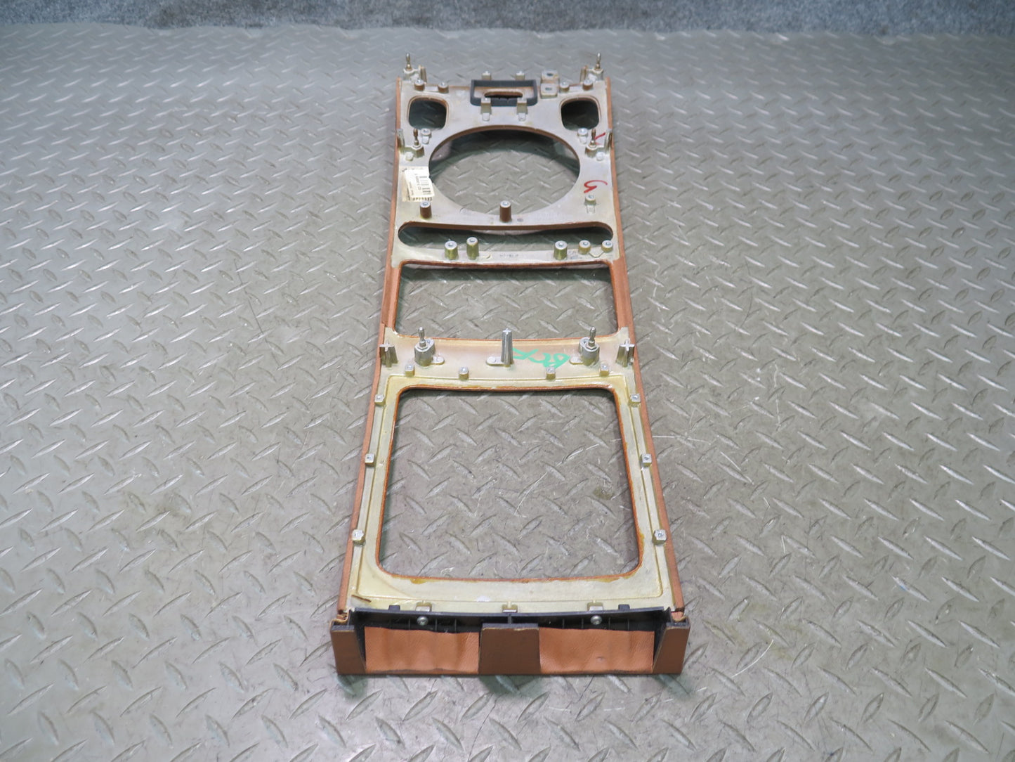 03-10 Bentley Continental GT Coupe Front Center Console Wood Trim Bezel Panel