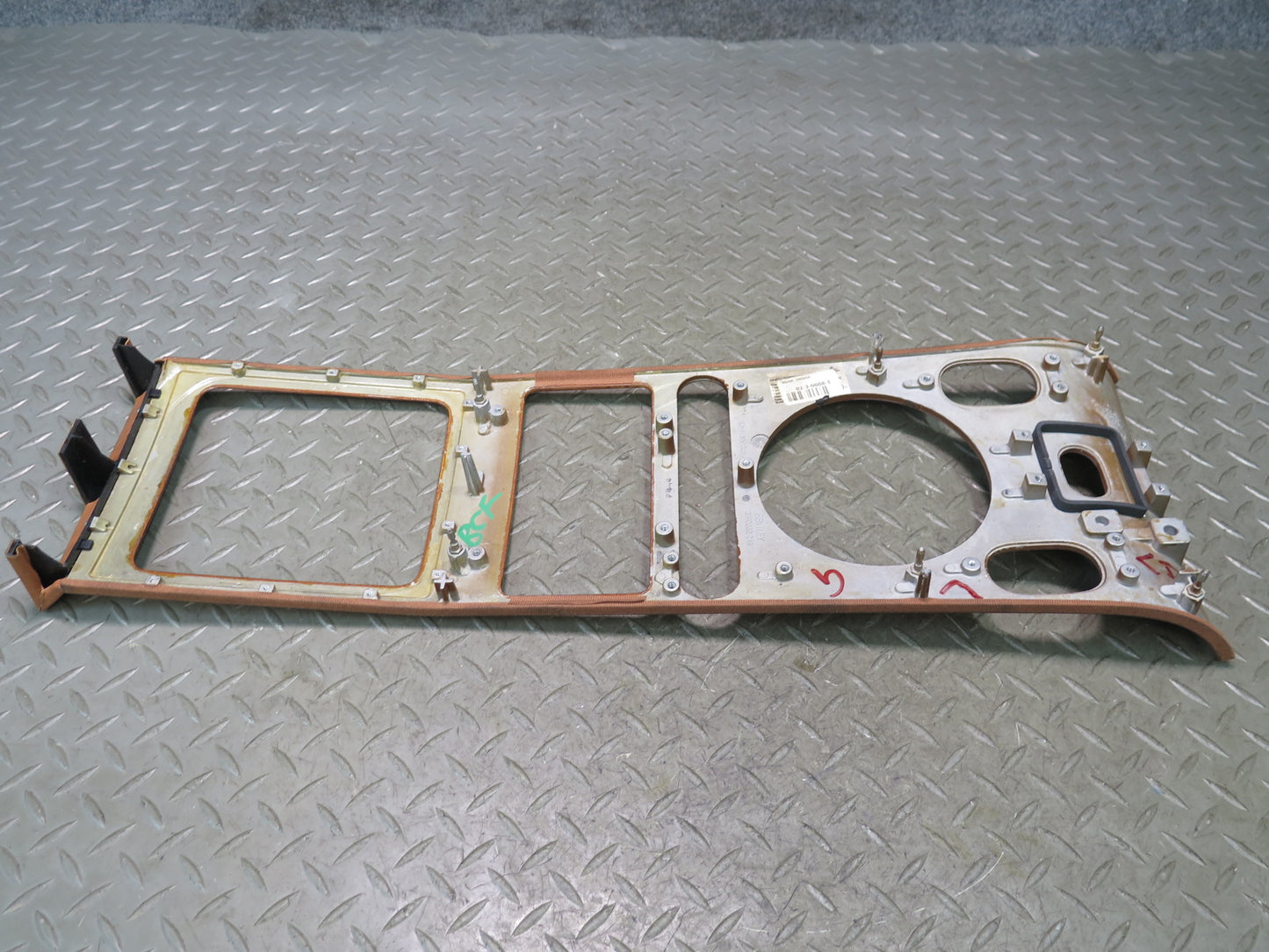 03-10 Bentley Continental GT Coupe Front Center Console Wood Trim Bezel Panel