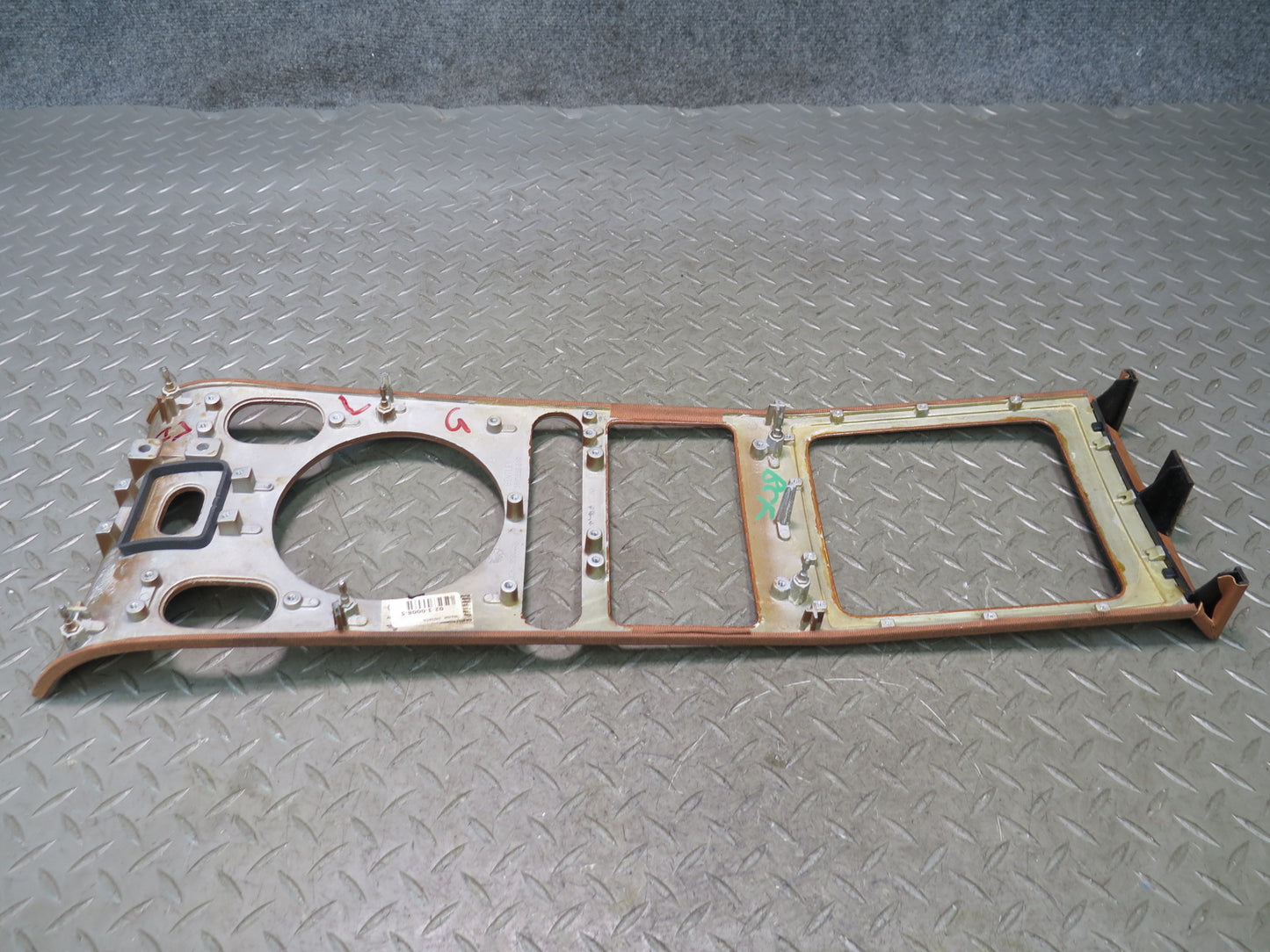 03-10 Bentley Continental GT Coupe Front Center Console Wood Trim Bezel Panel