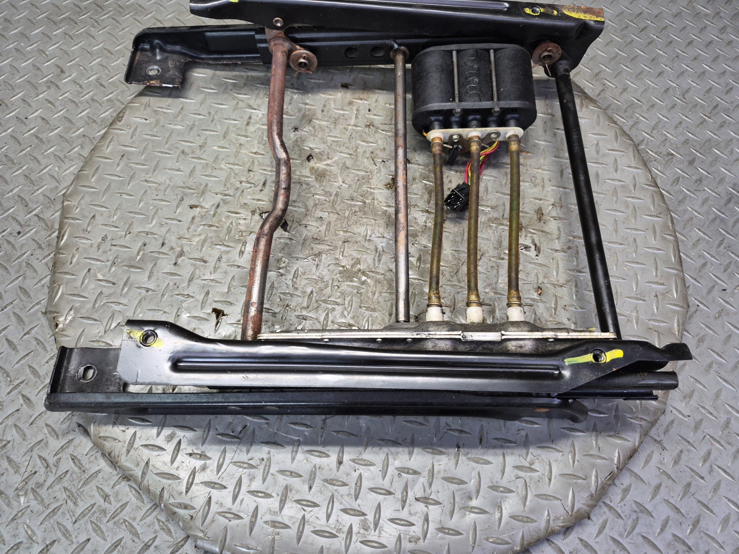 90-96 Chevrolet Corvette C4 Front Right Seat Lower Track Rail w Motors OEM