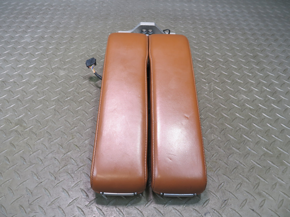 2003-2011 Bentley Continental GT Center Console Leather Armrest Saddle Set of 2