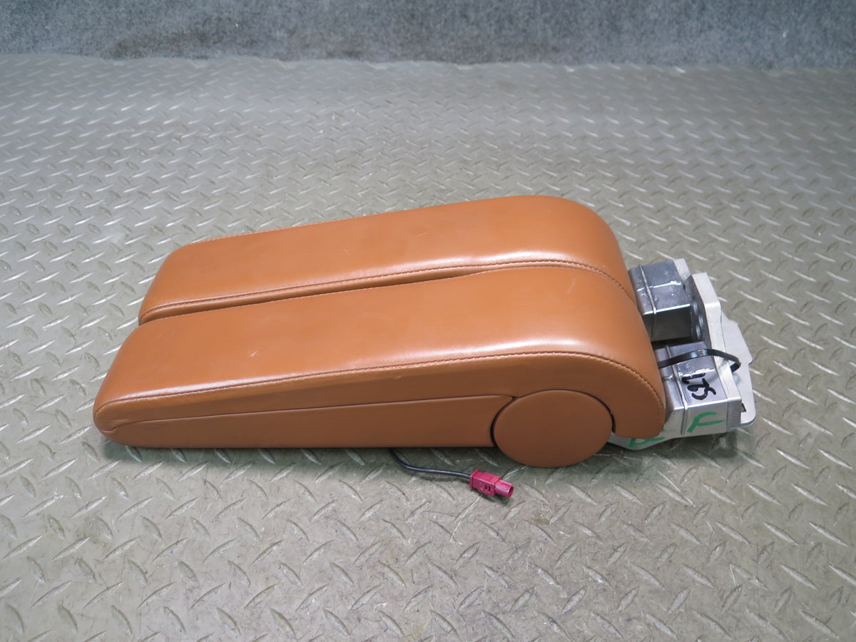2003-2011 Bentley Continental GT Center Console Leather Armrest Saddle Set of 2