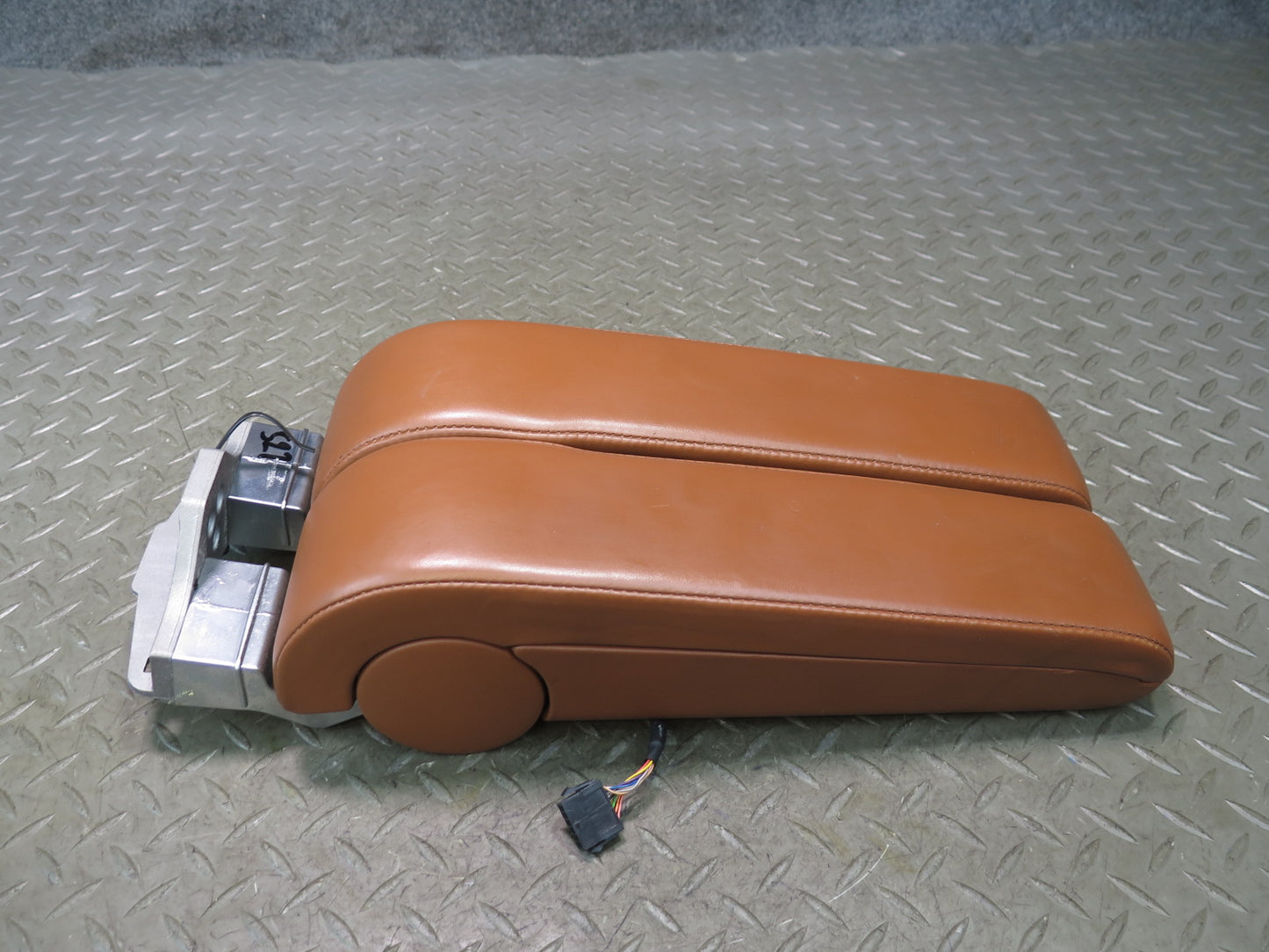 2003-2011 Bentley Continental GT Center Console Leather Armrest Saddle Set of 2