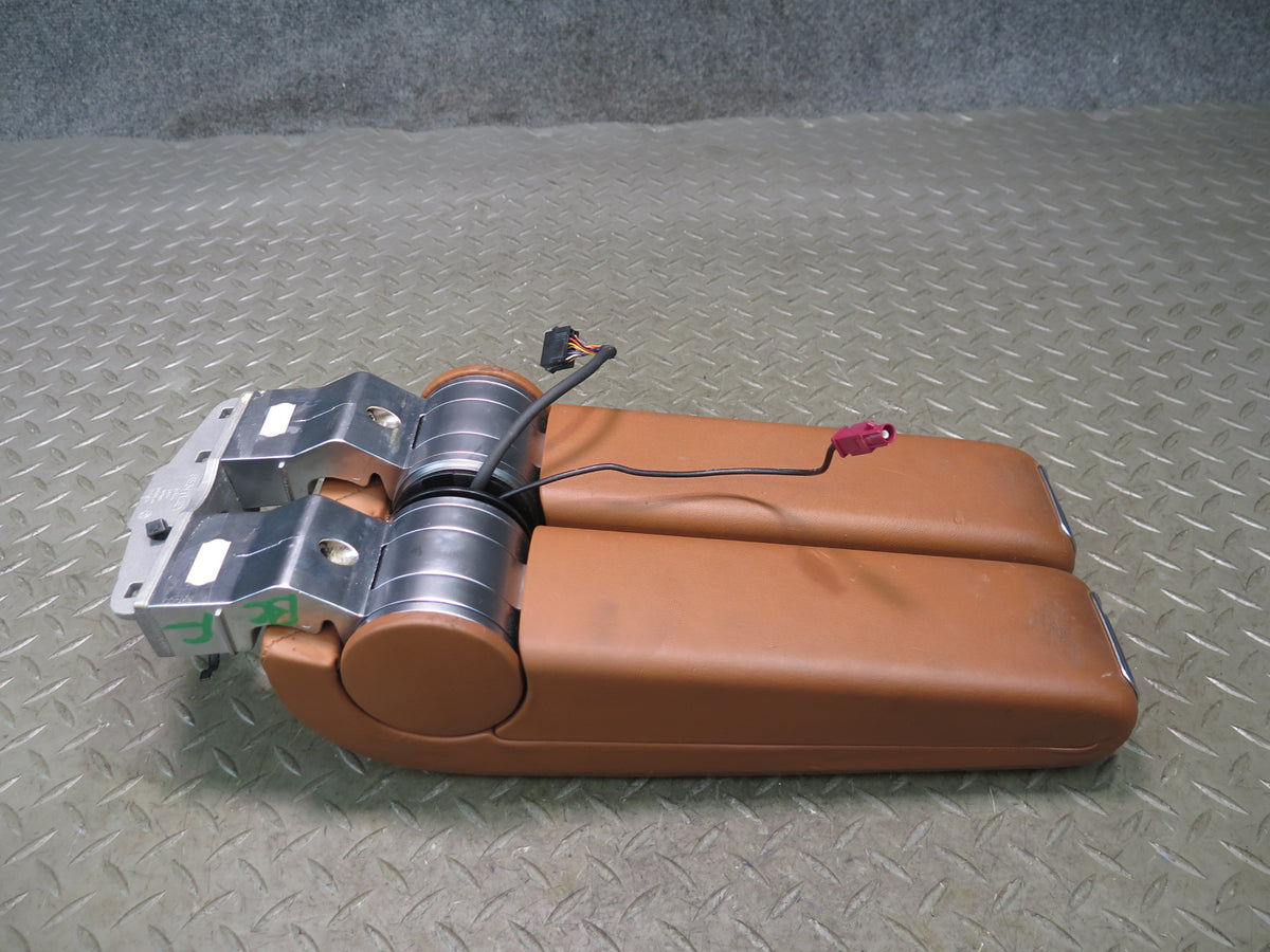 2003-2011 Bentley Continental GT Center Console Leather Armrest Saddle Set of 2