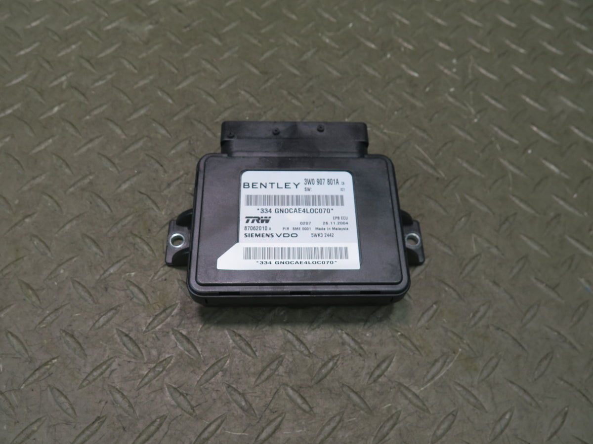 03-10 Bentley Continental GT Parking Brake Control Module 3W0907801A