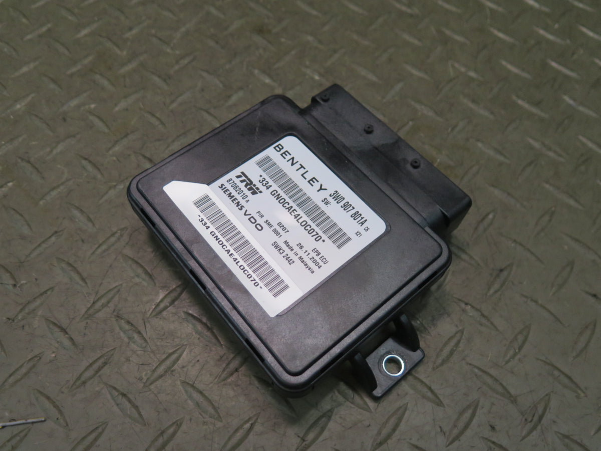 03-10 Bentley Continental GT Parking Brake Control Module 3W0907801A