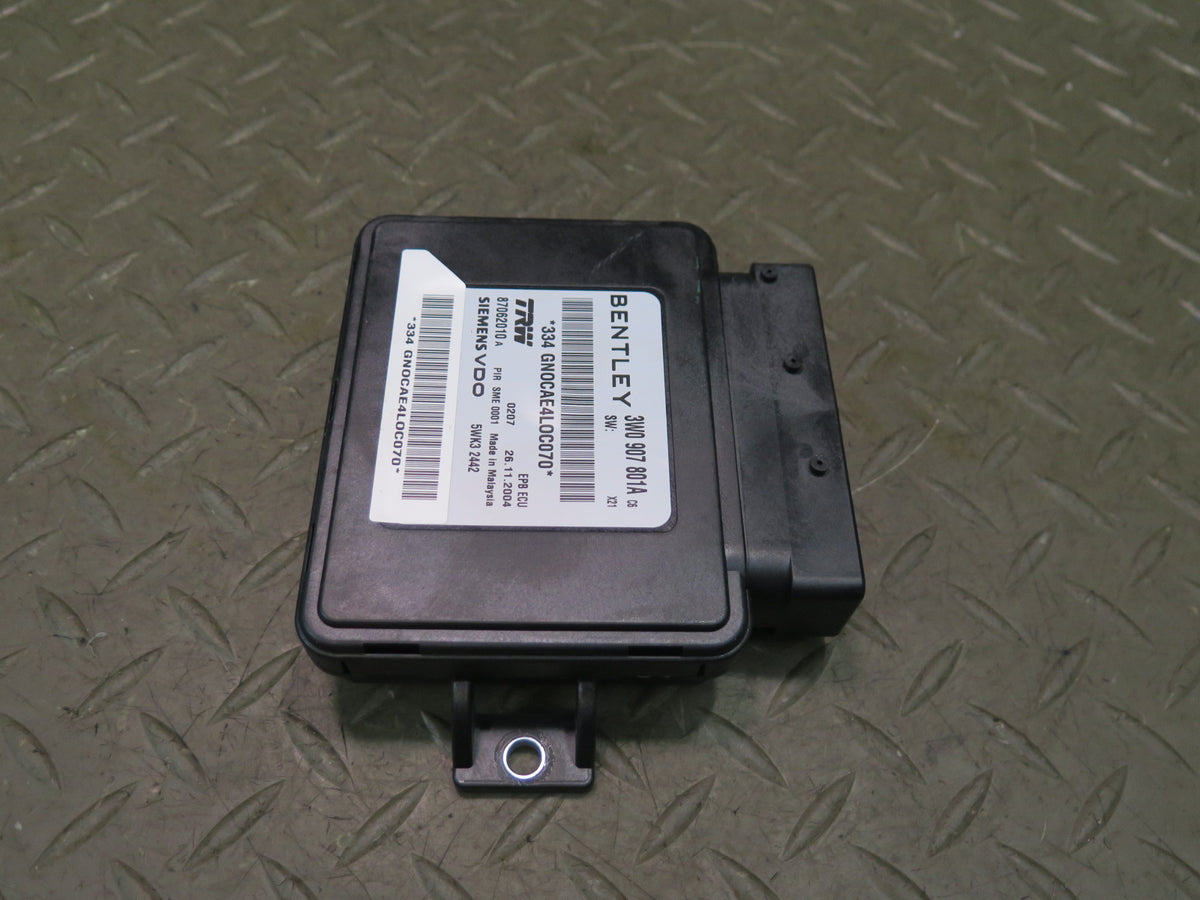 03-10 Bentley Continental GT Parking Brake Control Module 3W0907801A