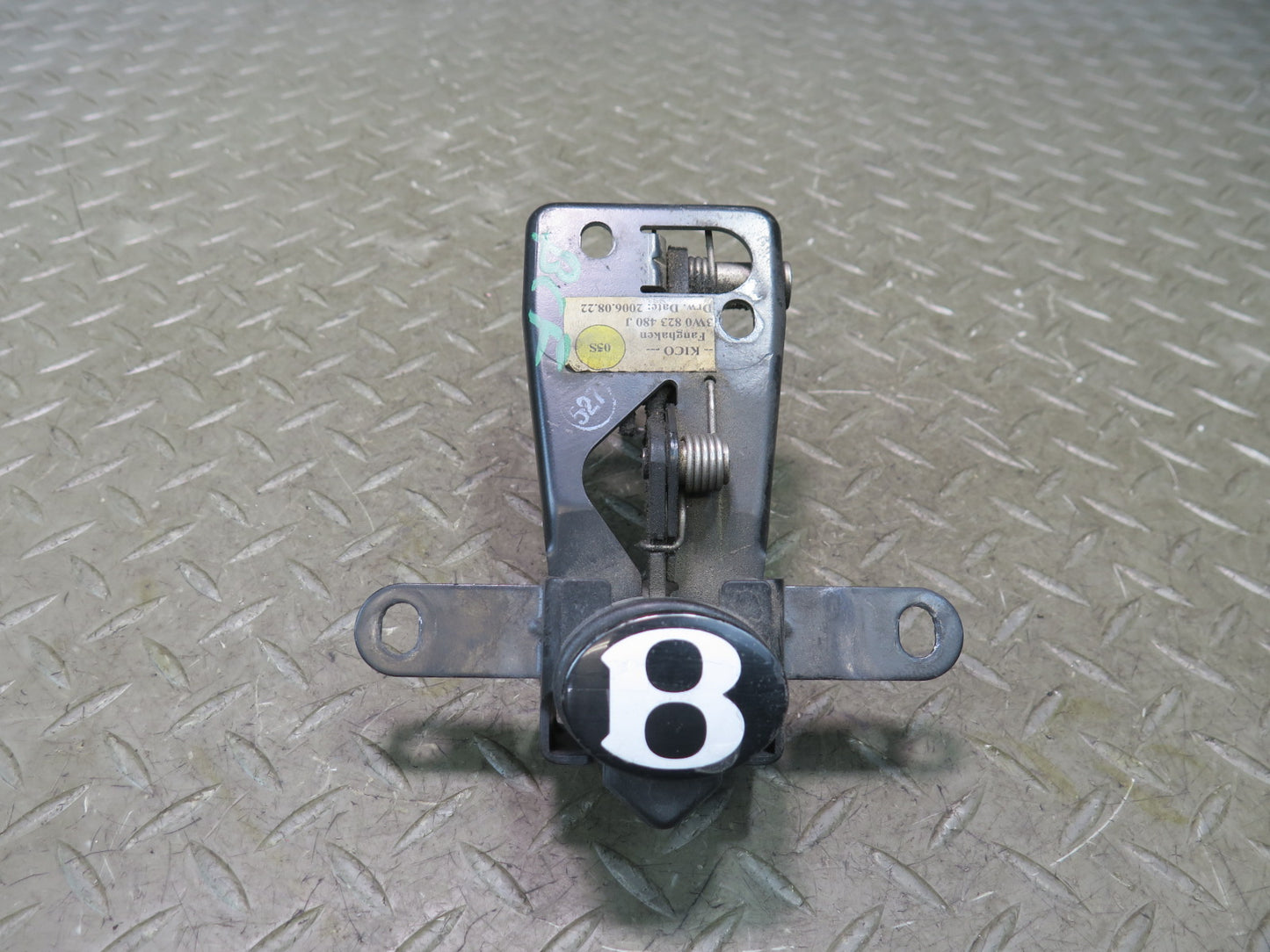 03-10 Bentley Continental GT Front Hood Lock Latch Safety Catch 3W0823480J