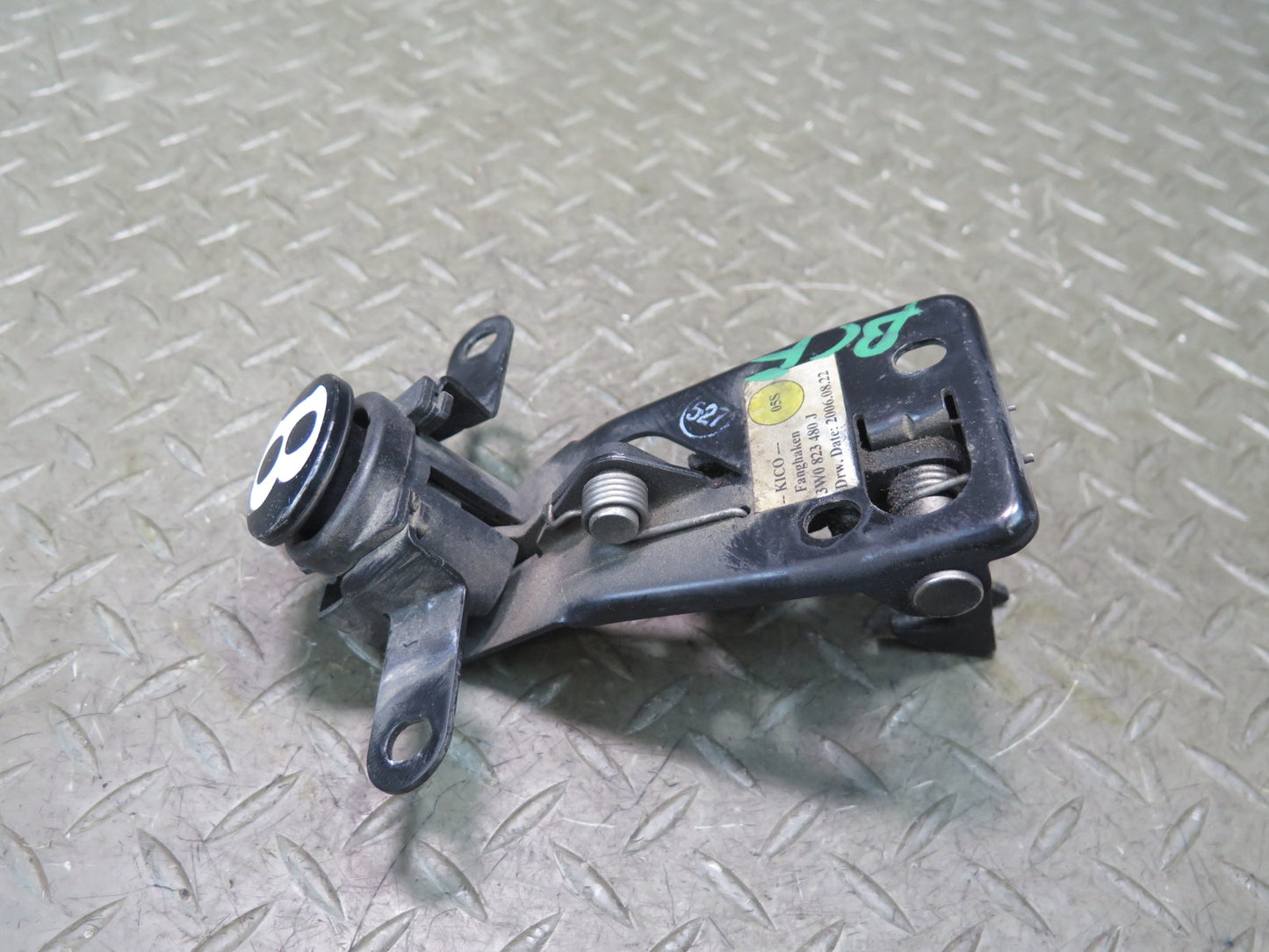 03-10 Bentley Continental GT Front Hood Lock Latch Safety Catch 3W0823480J