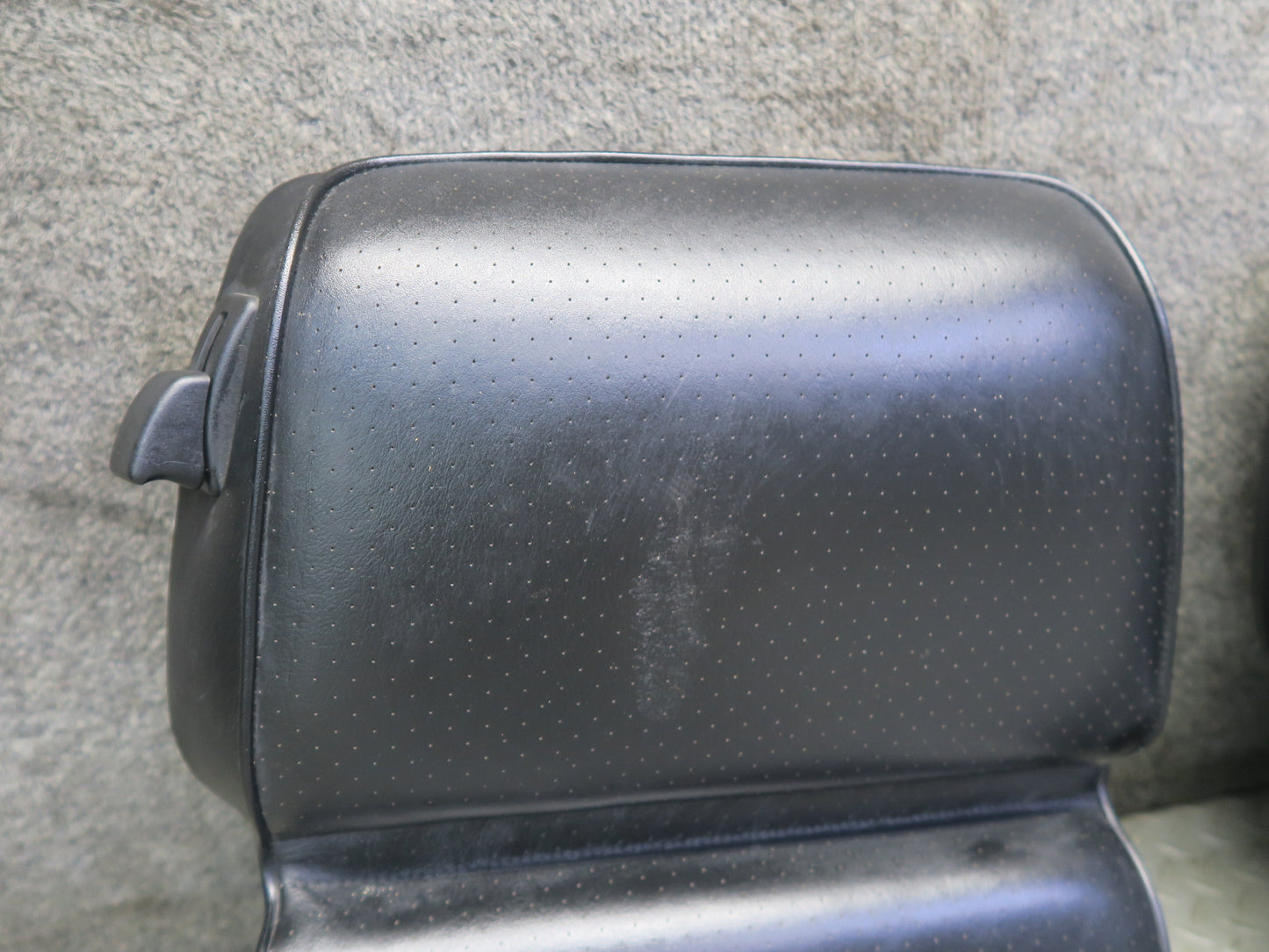 85-86 Porsche 928 S Front & Rear Left Right Side Power Seat Leather Black Set