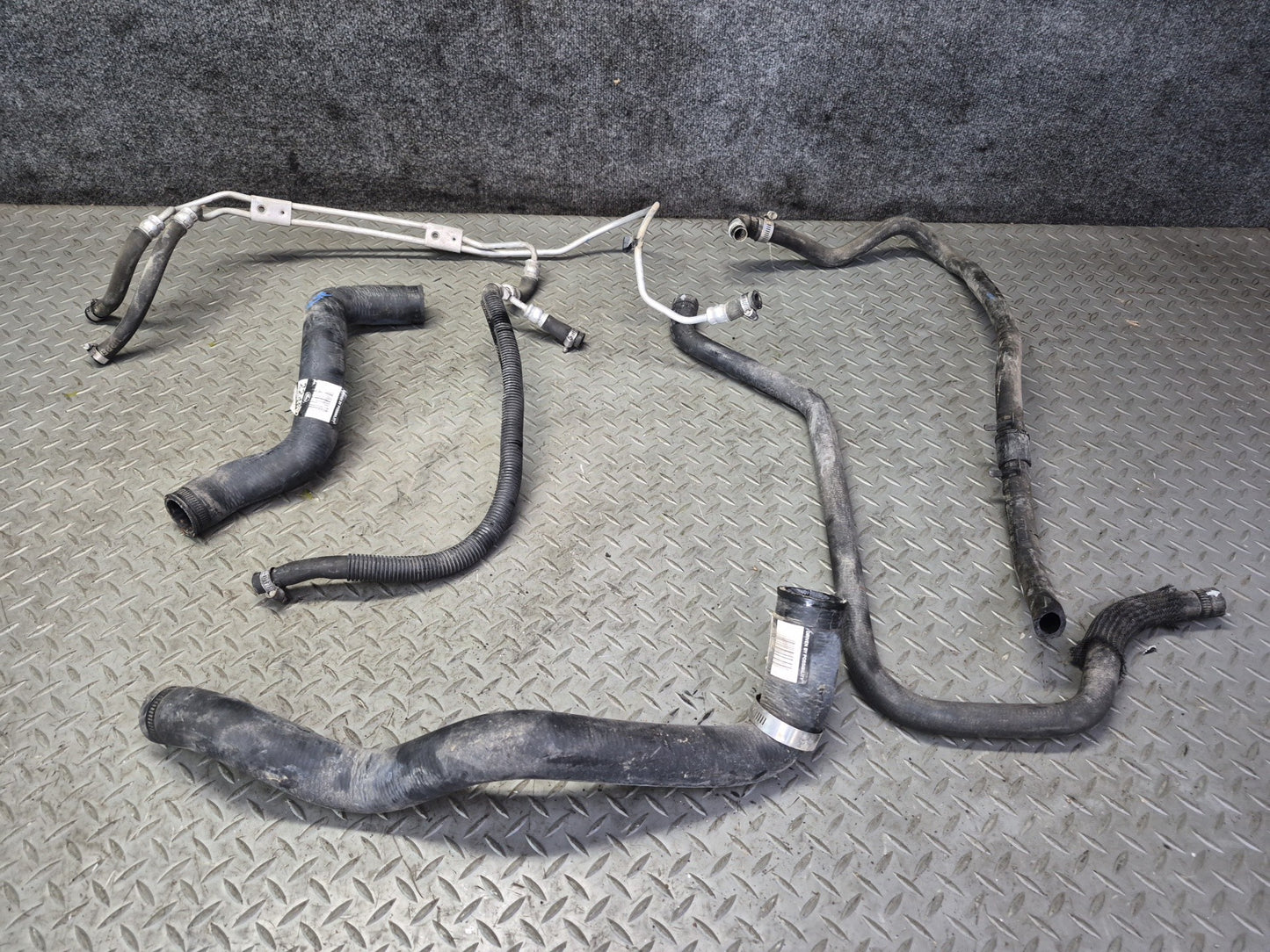 1996 Chevrolet Corvette C4 5.7L Engine Water Coolant Hose Pipe Line Set OEM