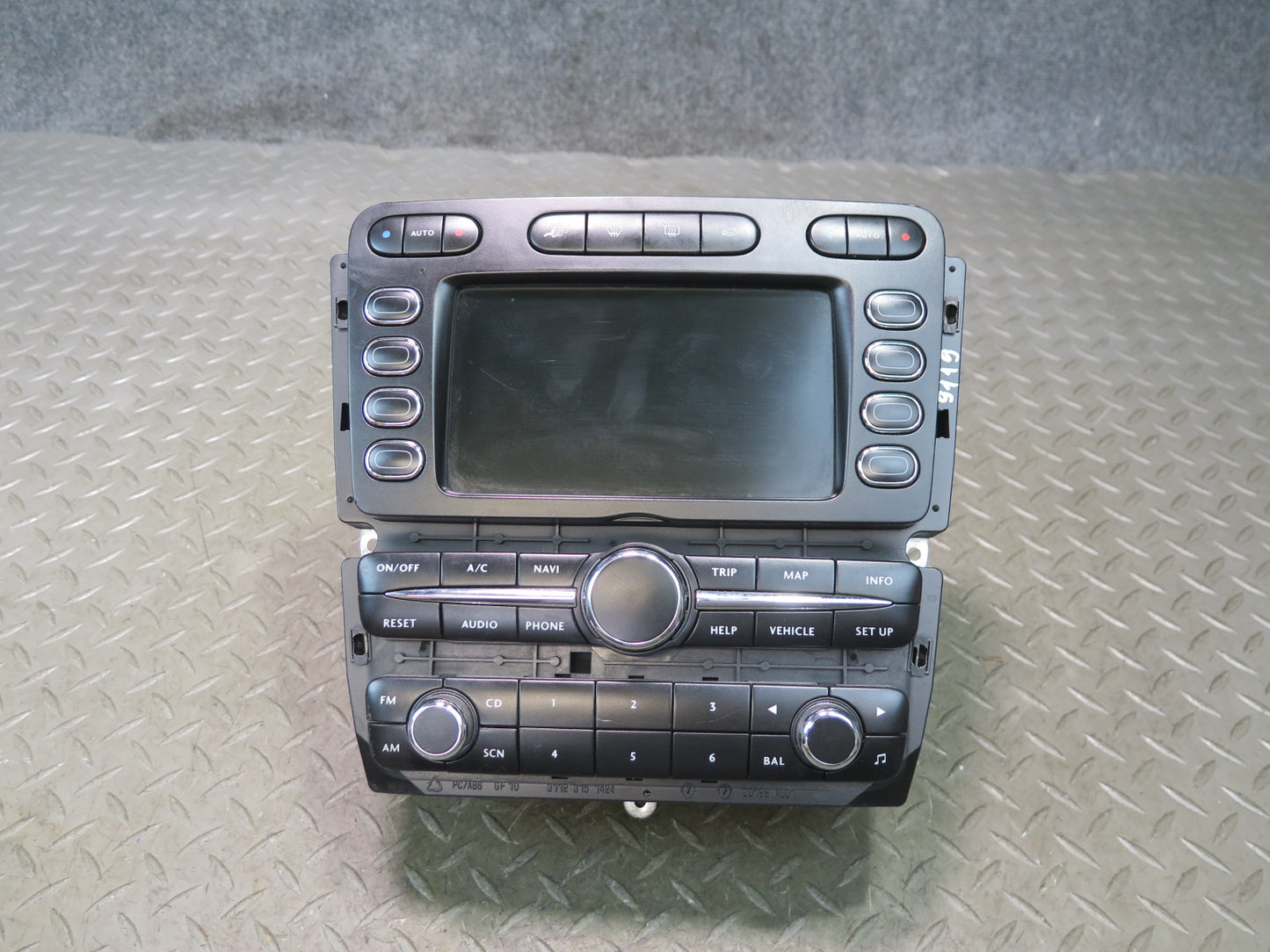03-07 Bentley Continental GT GPS Navi Radio CD Player Receiver Head Unit