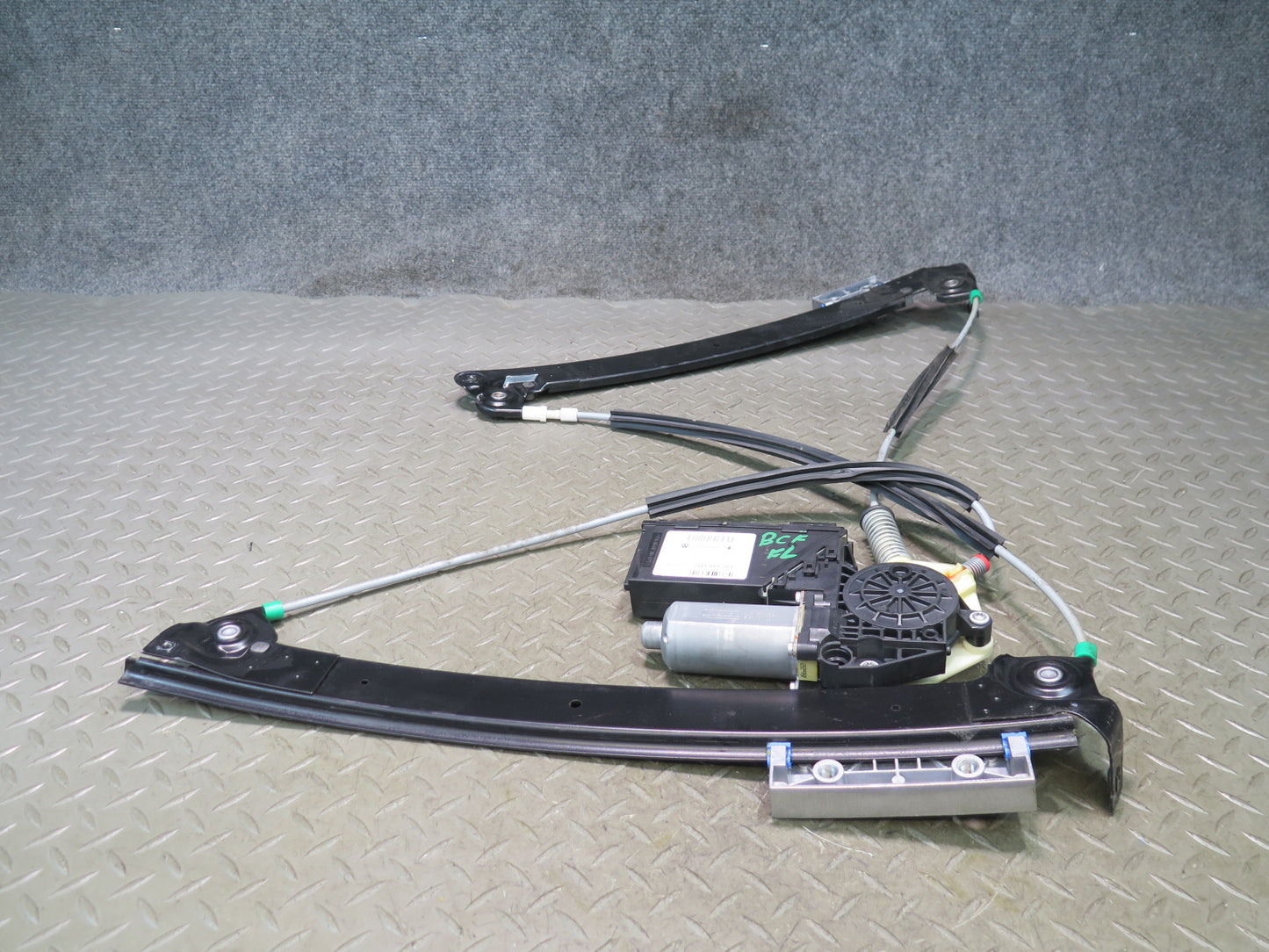 2003-2007 Bentley Continental GT Coupe Left Door Window Regulator w Motor