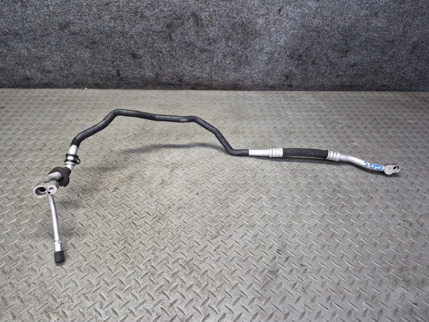 11-15 Audi 4L Q7 3.0L Ctwb Set of 8 A/C Air Condition Hose Pipe Line OEM
