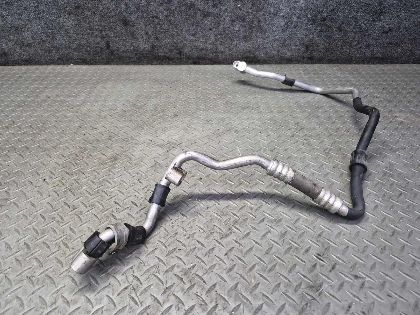 11-15 Audi 4L Q7 3.0L Ctwb Set of 8 A/C Air Condition Hose Pipe Line OEM