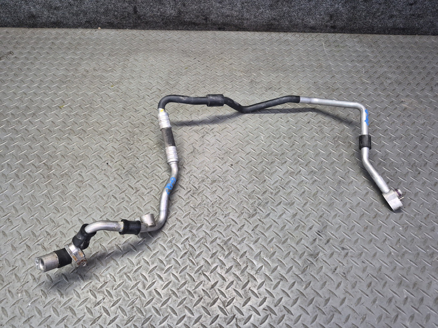 11-15 Audi 4L Q7 3.0L Ctwb Set of 8 A/C Air Condition Hose Pipe Line OEM